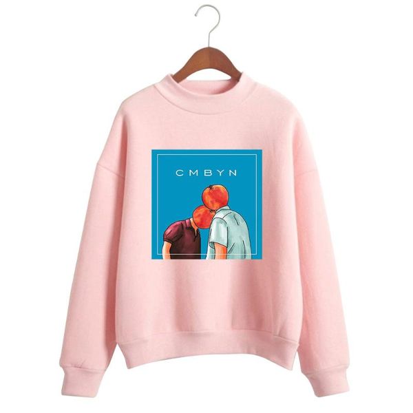 

women's hoodies & sweatshirts movie call me by your name custom printed turtleneck sweatshirt women/men long sleeve casual streetwear c, Black