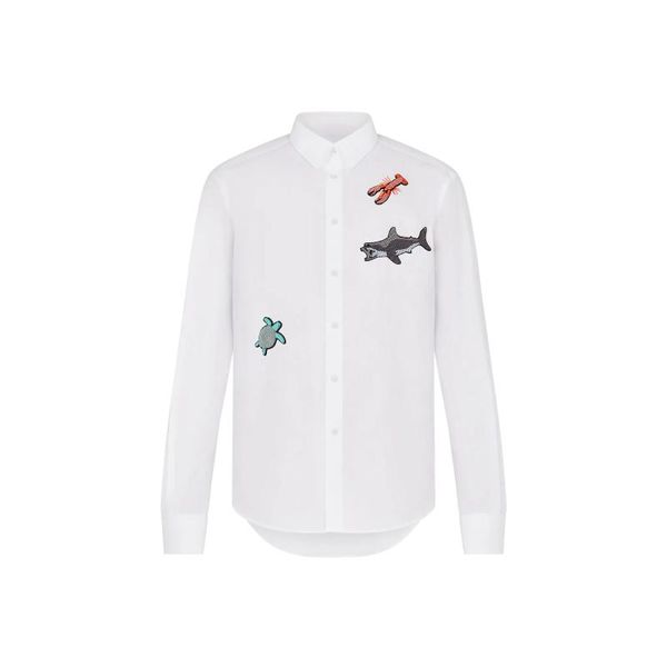 

men's t-shirts nigo 21ss ocean series long-sleeved shirt #nigo337, White;black