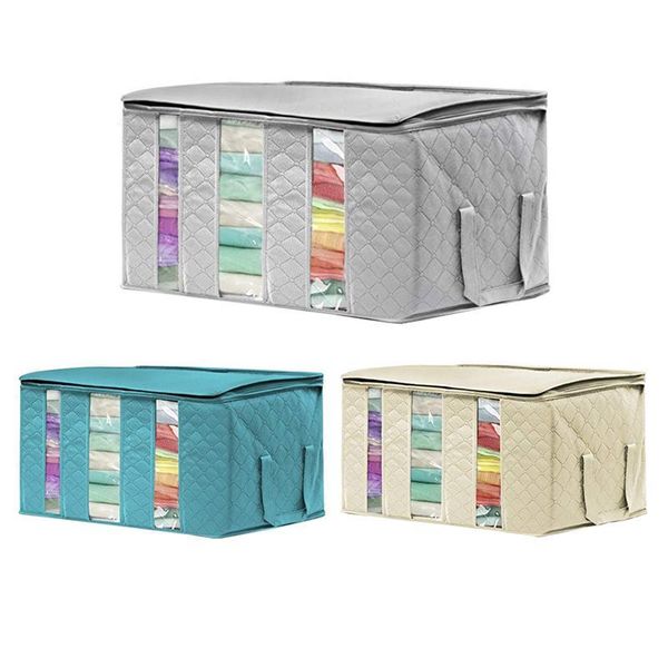 

clothing & wardrobe storage portable clothes bag organizer folding closet for pillow quilt blanket