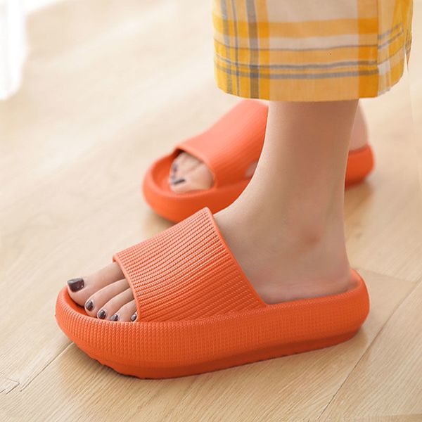 

slippers women's platform slippers, thick slippers eva slip-resistant to the toilet, summer shoes for women sh426 5tli, Black