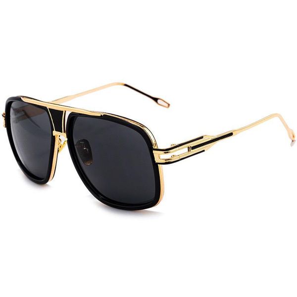 

sunglasses ladies square big frame metal men's brand designer fashion luxury sports fishing driving women glasses men uv400, White;black