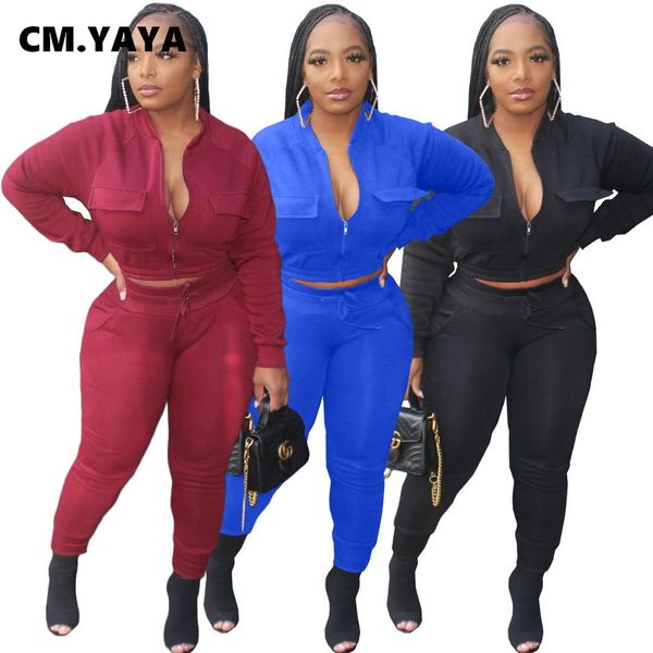 

active sweatsuit womens set zipper poet jaet jogger pants suit streetwear trasuit two piece set fitness outfitby air, White