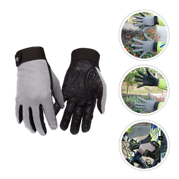 

cycling gloves 1 pair of motorcycling winter outdoor warm riding, Black