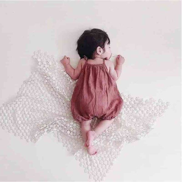 

summer style baby halter romper girl jumpsuit cloth 210515, Blue