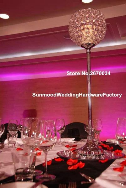

party decoration custom wedding decorative glass candle holder/crystal sliver/gold iron candlestick