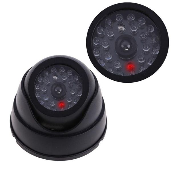 

cameras home outdoor security equipment cctv accessories video surveillance dummy fake dome simulation camera flashing red led light