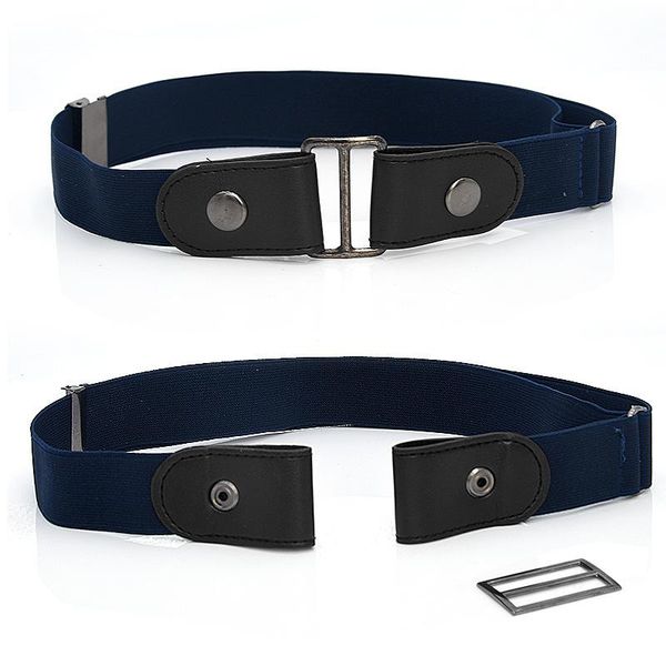 

belts women/men casual simple belt invisible adjustable elastic stretchy band lazy, Black;brown