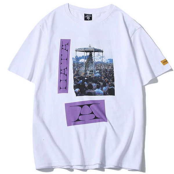 

men's t-shirts polo shirt men hip hop t shirt harajuku t-shirt streetwear summer tees cotton tshirt oversized printing casual black an, White;black