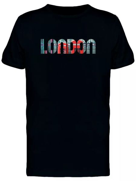 

london, cool travel lovers quote men's tee -image by shutterstock, White;black