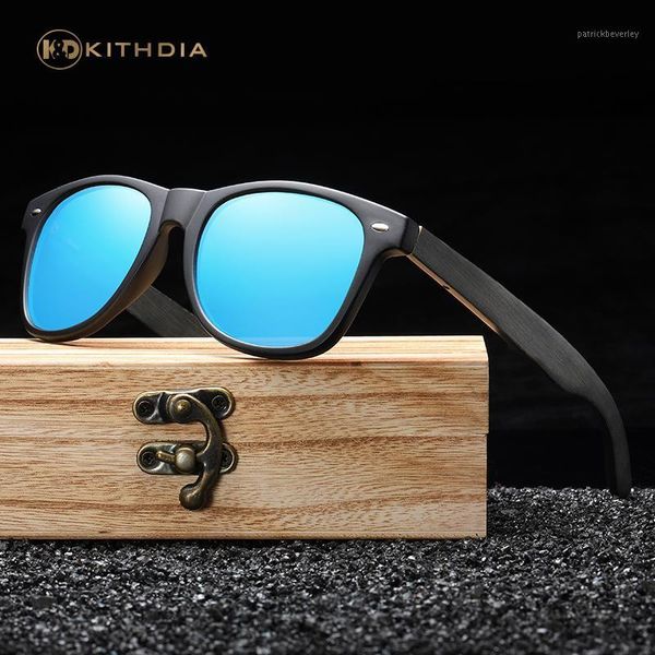 

sunglasses kithdia arrivals black wooden polarized for men bamboo red uv400 lenses fashion driving shades, White;black