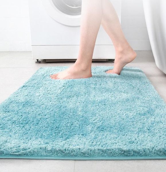

carpets carpet mat living room anti-slip thick high plush foot pad bathroom water absorption door entrance 60cmx90cm