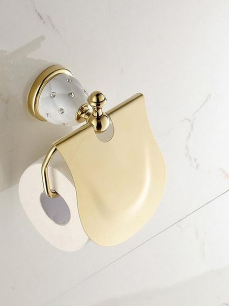 

bath accessory set brass toilet paper holder tissue hanger bathroom rolling wall room tray mat chrome gold mount hold