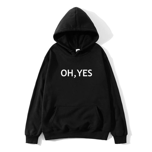 

men's hoodies & sweatshirts 2021 spring and autumn fashion printed hoodie women's casual sweatshirt long sleeve loose pocket pullo, Black
