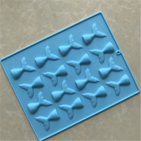 

cake tools 1 pcs 16 fishtail silicone fondant mold chocolate insert high temperature easy clean diy baking t