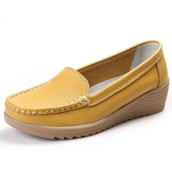 

dress shoes new spring autumn genuine leather mom women ma110 220303, Black