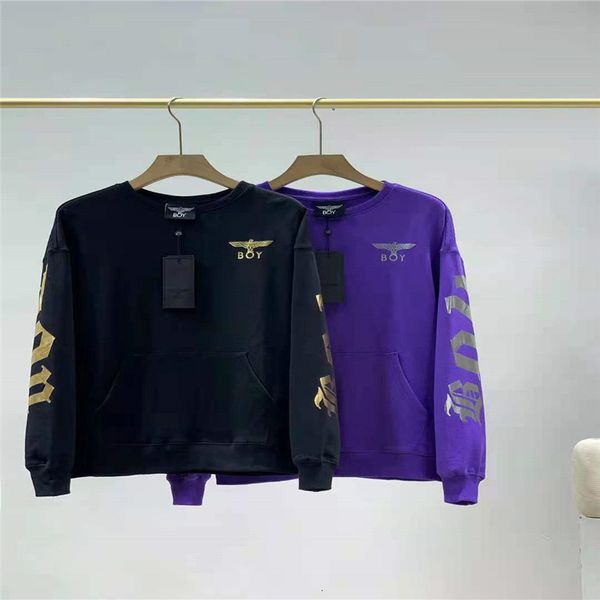 

hoodies boy autumn hooded printed couple's sweater, Black