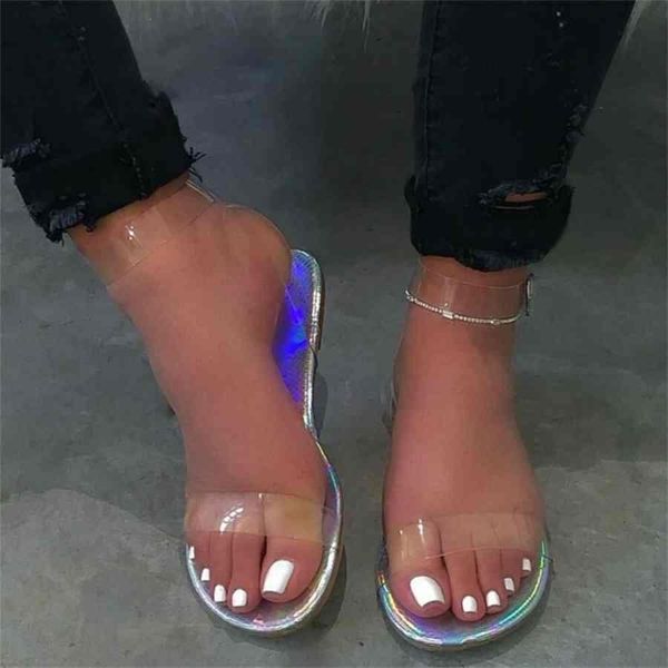 

popular women shoes transparent cover flat female beach sandals waterproof light weight comfort zandalias de verano mujer wenshet, Black