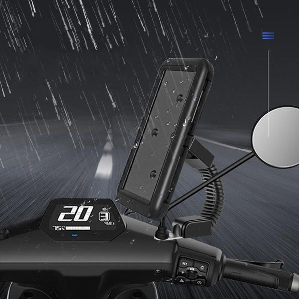 

cell phone pouches adjustable waterproof bicycle holder universal bike motorcycle handlebar support mount bracket for