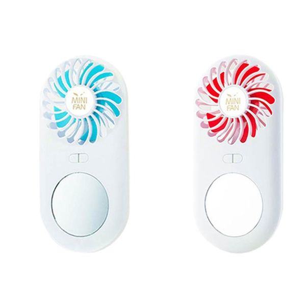 

-2pcs handheld fan mini powerful small personal portable speed adjustable usb rechargeable eyelash electric fans