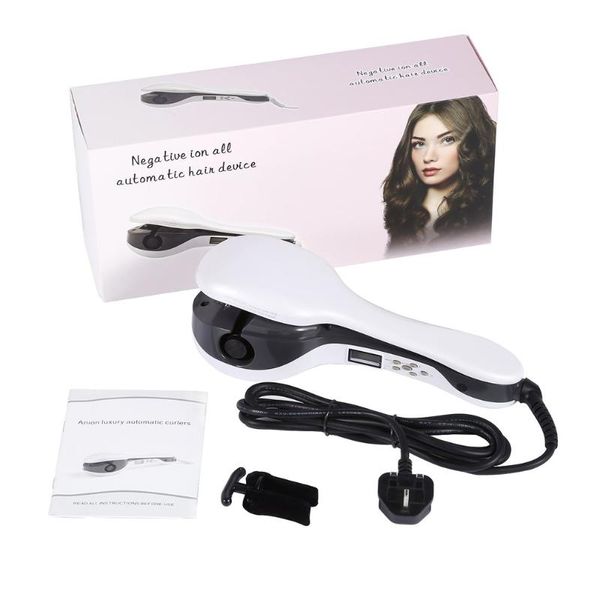 

electric hair brushes white professional negative ion curler all automatic rollers anion luxury curlers styling tools