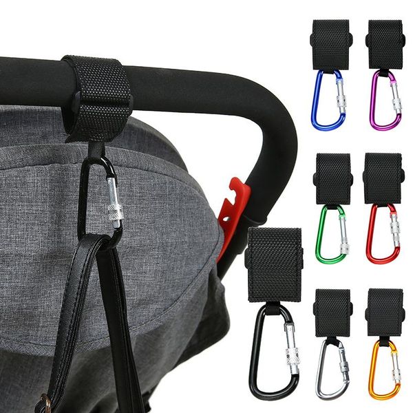 

hooks & rails 2pcs/baby hanger baby bag stroller pram rotate 360 degree car seat accessories organizer home storage tools
