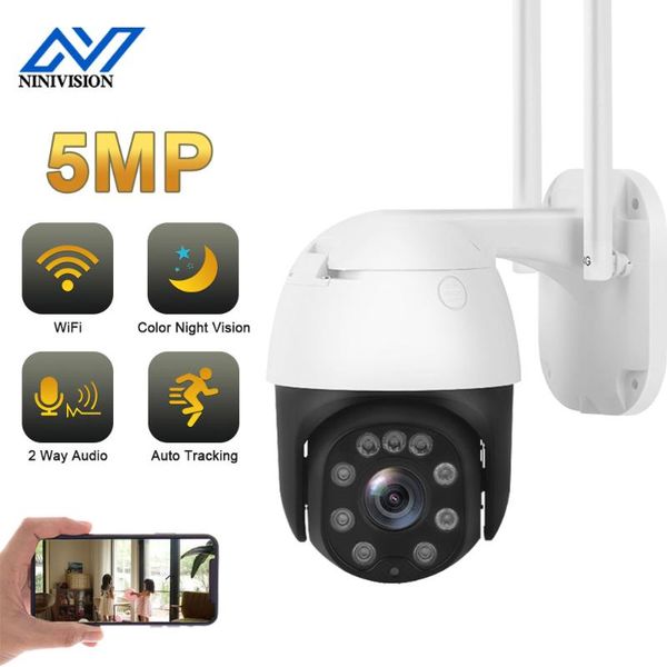 

cameras 5mp ptz ip camera wifi outdoor security ai auto tracking two way audio 1080p wireless cctv surveillance