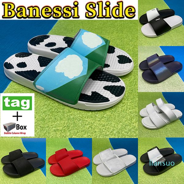 

banessi slide slippers summer chunky dunky habanero red noir x st duo ultra white metallic silver black iridescent pure platinum rose