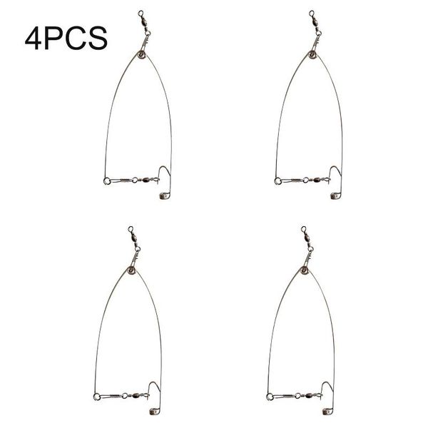 

fishing hooks catching survival stainless steel automatic hook spring accessories portable easy use full speed lazy person universal