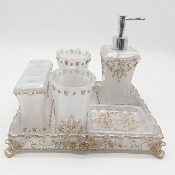 

bath accessory set bathroom accessories toothbrush holder soap dispenser lovers cup dish tray wash room storage