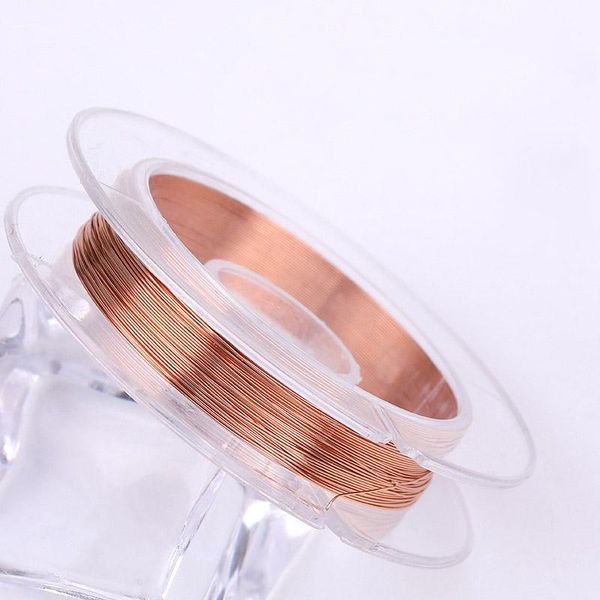 

nail art kits 1 roll copper wire decor line diy 3d tips rhinestones jewelry manicure supplies sttx889