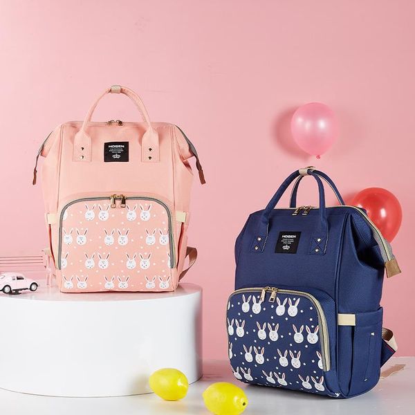 

mom diaper bag cartoon water repellent handbag large capacity mother and baby thermal insulation backpack lb402 bags