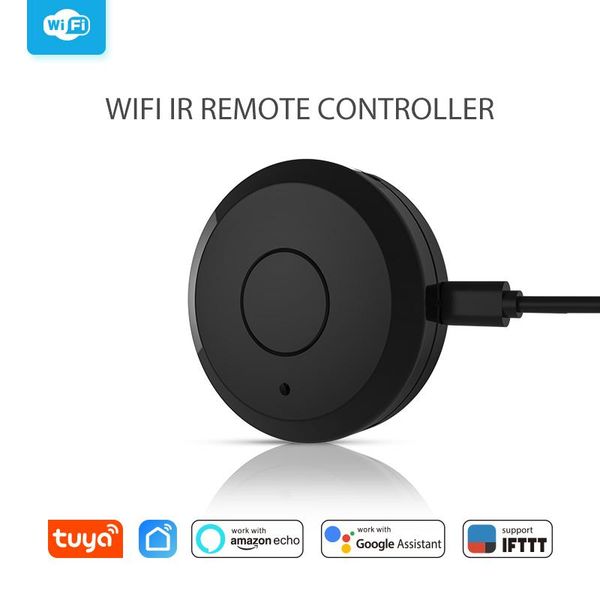 

smart home control tuya wifi ir remote controller for tv air conditioner app voice works with google alexa