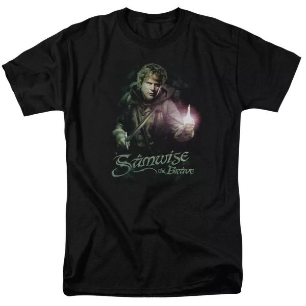 

lord of the rings samwise the brave t-shirt sizes s-3x new, White;black