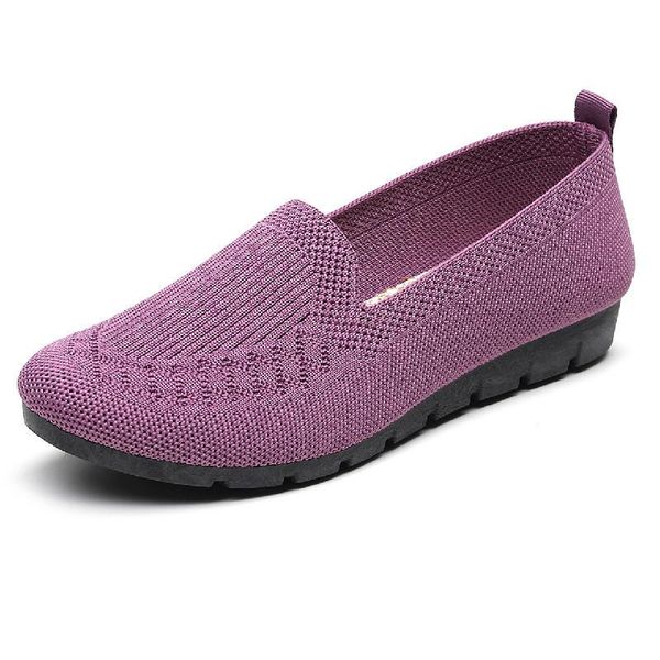 

slippers women's fashion flat soled cloth shoes comfortable leisure non slip hollow breathable mother's casual shoessportsvulcaniz, Black