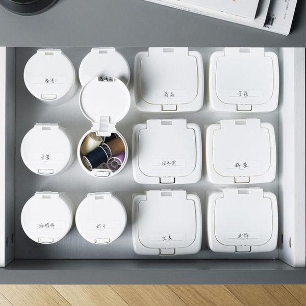 

storage bottles & jars desk-up box small object classification simple drawer debris cotton swab superimposed case container