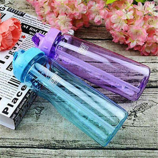 

water bottles 1pc sport bottle for outdoor cycling leak proof flip straw drinks