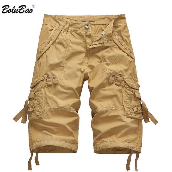 

brand men casual pure color outdoors pocket beach work trouser cargo shorts pant loose short pants men's, White;black