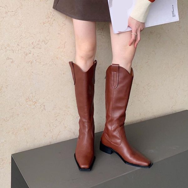

boots women's rubber autumn shoes boots-women zipper thigh high heels winter footwear luxury designer rain low 20, Black