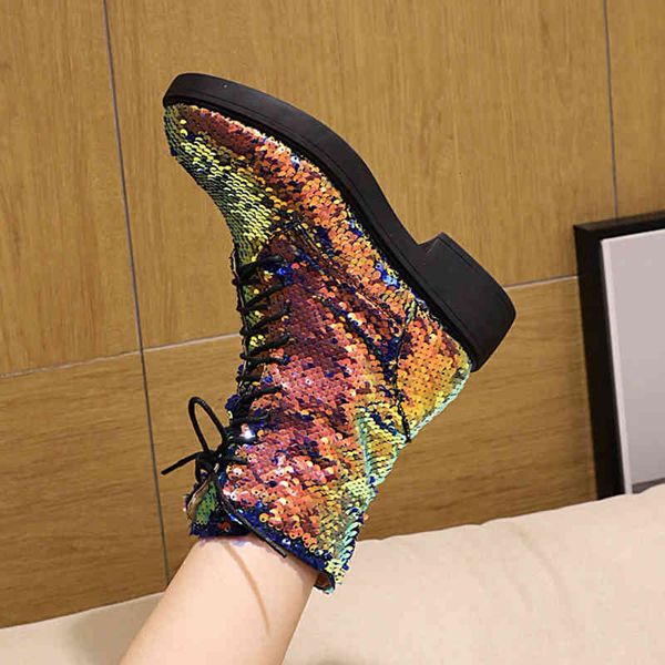 

boots women ankle boots plus size 22-26.5cm european and american short plush lining winter booties transparent bottom thin t5nw, Black