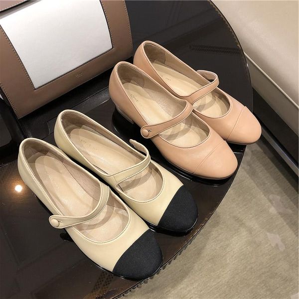 

dress shoes mary janes women med heels pumps leather ladies retro chaussures femme luxury buty damskie zapatos de mujer, Black