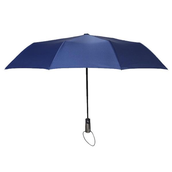

umbrellas travel umbrella large windproof waterproof compact folding blue