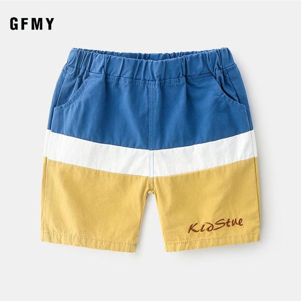 

shorts 2021 gfmy summer three-color stitching leisure boy short pant 18m embroidered letters comfort cotton baby pants, Black