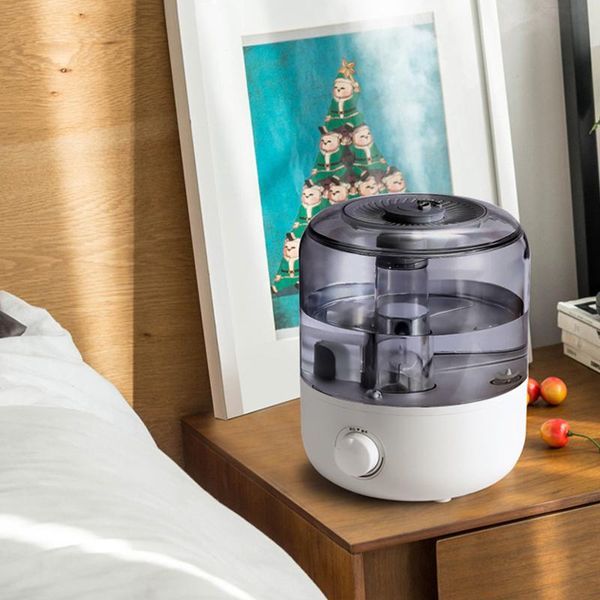 

transparent air humidifier 3l with double nozzle cool mist aroma spin button diffuser spray maker for home office humidifiers