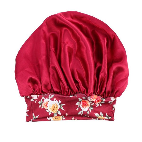 

shower caps large nightcap flower printed sleeping cap hair protector accessories
