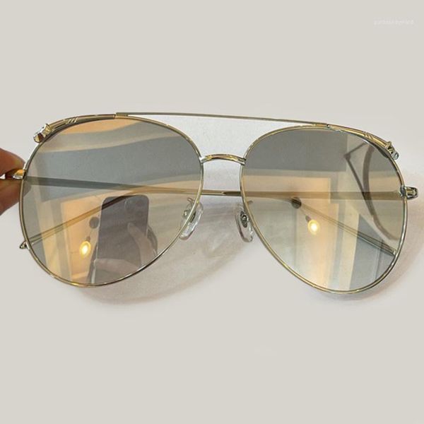 

fashion sunglasses women vintage oversized pilot luxury sun glasses uv400, White;black