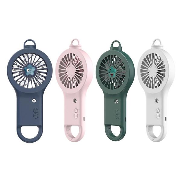 

electric fans molf portable mini handheld fan rechargeable humidifier personal usb spray 3 gear for travel outdoor sports