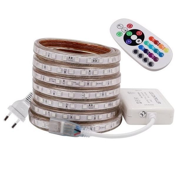 

8m 9m 10m 13m rgb led strip waterproof verlichting neon light and 220v striscia iluminacion lights strips