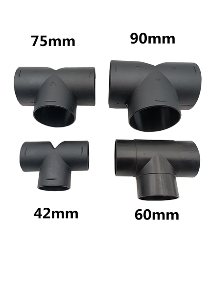 

manifold & parts 42mm/60mm/75mm/90mm diameter parking heaters exhaust t pipe connectors air vent ducting outlet for eberspacher webasto