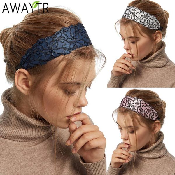 

hair accessories retro hairbands girl flower print turban wide headband simple band hoop for women gift headdress