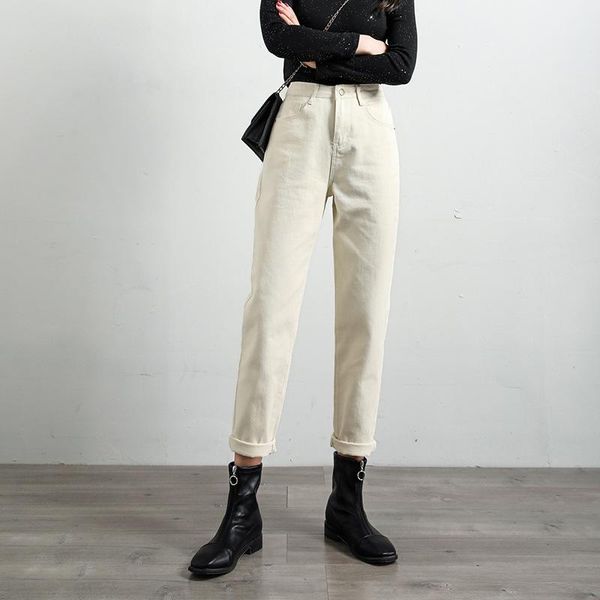 

women's jeans 2021 spring high waist harem pants, Blue